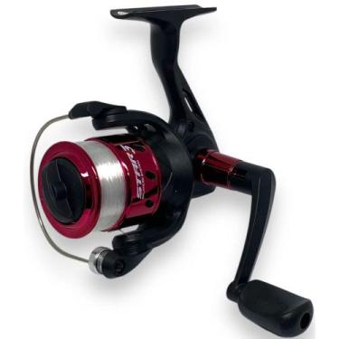 Imagem de Molinete Marine Sports Star 3 Com Linha, Star 3 vermelho