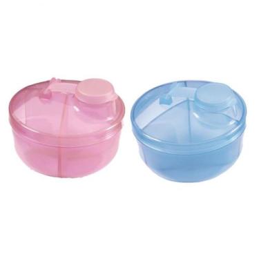 Imagem de Kit 2 Porta Leite em Pó bebe 3 divisórias Dosador Porta Whey - Eye Pro