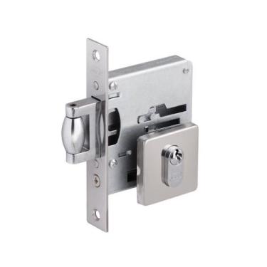 Imagem de Fechadura Rolete Pivotante 2791 c/ Chave Quadrada Inox Polido IMAB