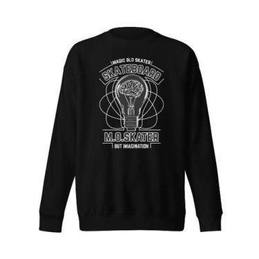 Imagem de Moletom Moskt  skate logo, Preto, P