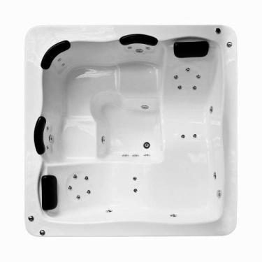 Imagem de Spa Quadrado Malaga COMPLETO com hidro em acrílico - Só Banheiras, 1,8