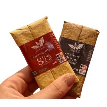 Imagem de Kit c/2 Chocolates Intensos - Chocolate 88% cacau c/açúcar de coco e C