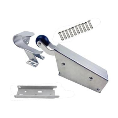 Imagem de Generic Fechadura de porta de armazenamento a frio com fecho automático, dobradiça de porta premium, fácil instalação, alto desempenho, estável, fechadura de, Primavera