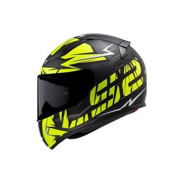 Imagem de Capacete LS2 FF353 Rapid Cromo  Preto e Amarelo, 56