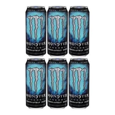 Imagem de Energeticos monster energy absolutely zero açucar 473ml 6 un