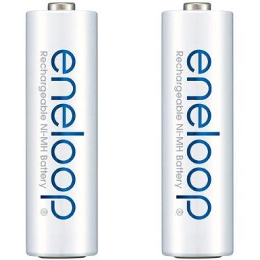 Imagem de 2 Pilhas AA Recarregáveis 2100x Panasonic Eneloop 2000mAh