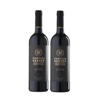 Imagem de Kit 2 Un Vinho Família Bebber Reserva Malbec 750 ml