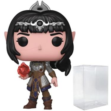 Imagem de POP Jogos: Baldur's Gate - Boneco de vinil Funko Shadowheart com artefato (incluído com caixa protetora compatível), multicolorido, 9,5 cm