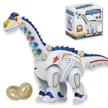 Imagem de Dinossauro T Rex Bota Ovo Anda C/ Som E Projetor De Luz - Fun Game, Di