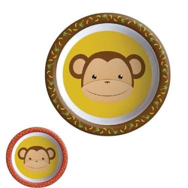 Imagem de Prato Infantil Melamina Refeição Meus Melhores Amigos  - ART HOUSE KID