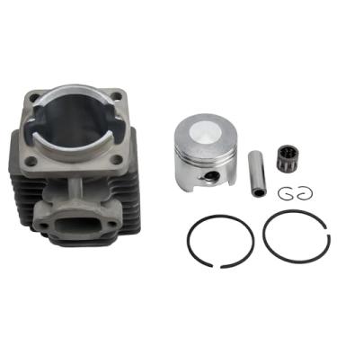 Imagem de PowerMotor Conjunto de cilindro de 40 mm com kit de reconstrução de anel de pistão para motor de corrente de 2 tempos 43cc 47cc 49cc bolso do motor Mini Dirt Pit Bike ATV Quad