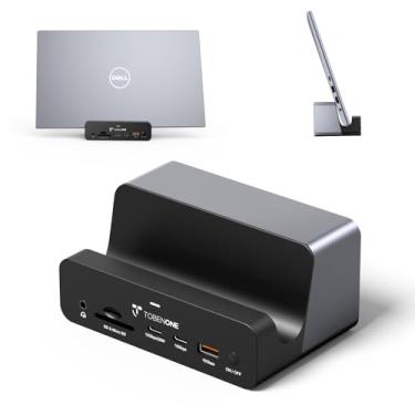 Imagem de TobenONE 18-in-1 Triple 4K@60Hz Monitor Docking Station with 150W Power Supply, USB C Laptop Docking Station Stand(Single 4K@144Hz), 2.5Gbps Ethernet, 2 HDMI & DP, 8 USB, for Windows&ChromeOS