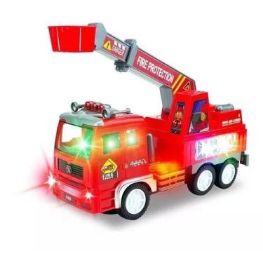 Imagem de Caminhã bombeiro o Bate e Volta com LUZ e SOM - Fun Game