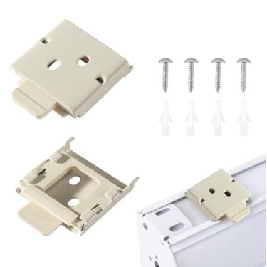 Imagem de YCUHEN Peças de reposição Coolaroo – Estores montados na parte externa, acessório de suporte de varão de cortina, peças de reposição de persianas verticais, suportes de veado e mini suportes de