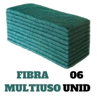 Imagem de Fibra para Limpeza Pesada 26,5cmx8cm Verde 06 UN - MOP