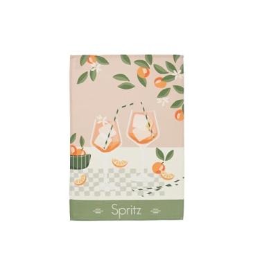 Imagem de Coucke Mistura Aperol Spritz de algodão e linho, 50 x 76 cm