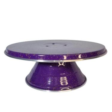 Imagem de Bailarina Giratória de Confeitar Bolo N30 Roxo - Aluminio AMJ