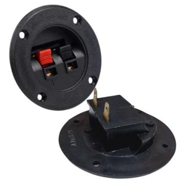 Imagem de Conector borne redondo terminal para caixa som profissional - NTV SOM 