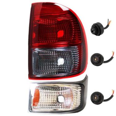 Imagem de 2 Lanterna Traseira para Ônibus Marcopolo G6 Volare LD FU/CR + Soquete