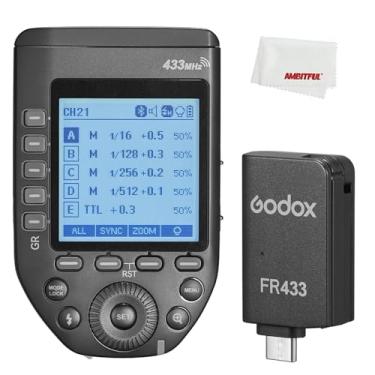 Imagem de Godox FT433 S FT433-S TTL Disparador de flash sem fio para câmeras Sony, sem fio integrado 433 MHz, 1/8000s, 0-100 m, tela LCD, 32 canais, 1-99 ID, sincronização de cortina frontal e traseira
