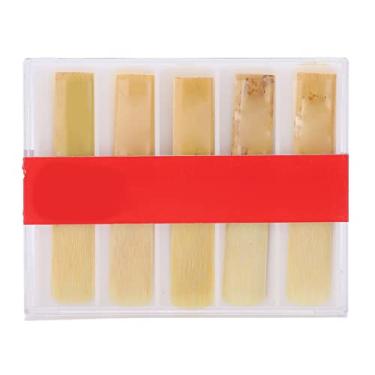 Imagem de QANYEGN 10 unidades de palhetas de clarinete 3.0, palhetas tradicionais de cor de madeira em chave Bb, com estojo de armazenamento para iniciantes e tocadores de clarinete