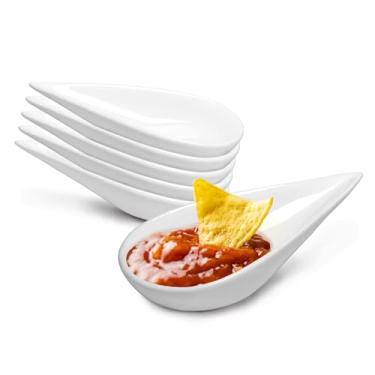 Imagem de Prato de molho de soja de cerâmica, prato de molho com alça, mini prato de molho de soja, tigelas pequenas para acompanhamentos de festa em casa, ketchup, molho de sushi, churrasco, conjunto de