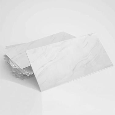 Imagem de Kit 20 Placas Adesiva Flexível para Parede Branco Pérola 30x60cm - Ope