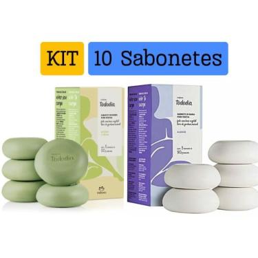 Imagem de Kit 1 caixa de sabonete Alecrim e Sálvia + 1 caixa sabonete algodão Ma