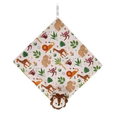 Imagem de Naninha Para Bebê Com Prendedor de Chupeta Estampa Variadas - LuckBaby