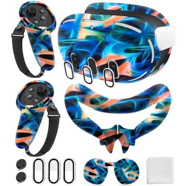 Imagem de Conjunto de capa protetora de silicone para Meta/Oculus Quest 3