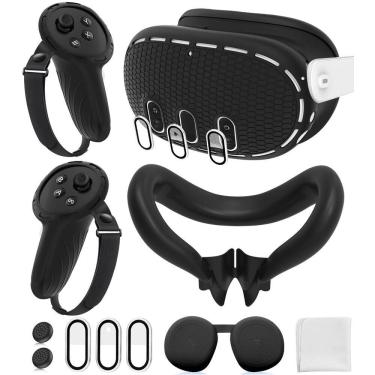 Imagem de Conjunto de capa de silicone de acessórios VR para Meta/Oculus Quest 3