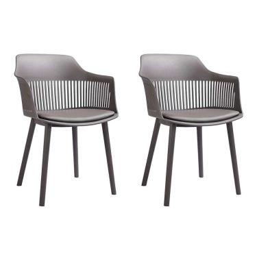 Imagem de Conjunto com 2 Cadeiras Marcela Cinza
