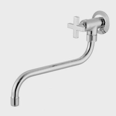 Imagem de Torneira de Parede para Cozinha Bica Móvel 1167 Nya C22 Meber Metais Cromado