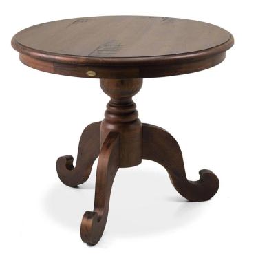 Imagem de Mesa Redonda para Sala de Jantar 2 Lugares 90 Cm Canela