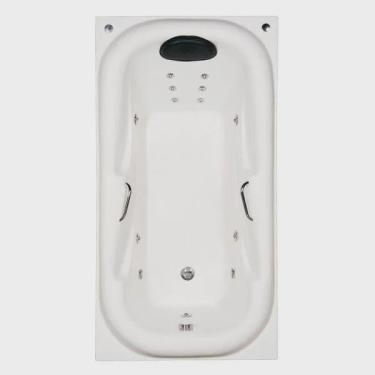 Imagem de Banheira Hidromassagem Astra Tahiti Super Luxo 180cmx92cmx53cm - 04 Jatos Acrílico P6 Com