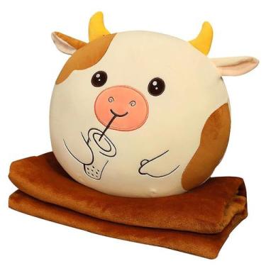 Imagem de Almofada de pelúcia bonito careca peluche brinquedo aquecedor de mão p