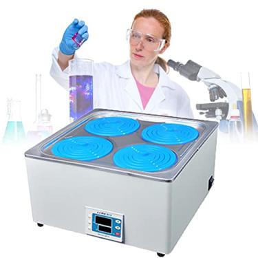 Imagem de Digital Lab Water Bath, Thermostatic Water Bath with Selectable Openings 304 Stainless Steel 0,1 °C Resolution Electric Constant Temperature Water Bath, 300/600/800/1500 W 220 V 60 hz, 1hole ()