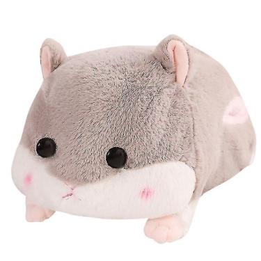 Imagem de Conjuntos de presente de bebê 50 cm fofo hamster mouse brinquedo de pelúcia travesseiro de animal macio de pelúcia infantil brinquedo de bebê cinza