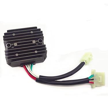 Imagem de Jetunit Retificador regulador de tensão para motocicleta Honda 1984-1987(VT700C Shadow) 1985-1986(VT1100C Shadow) 1982-1983(CX500TC/CX650C/CX650T TURBO) 31600-MBO-008 31600-MB. 3-6700 31600-KAB-901