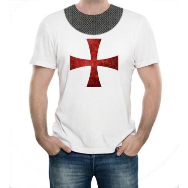 Imagem de Camiseta adulto e infantil Cavaleiro Templário Medieval - Balisarts, C