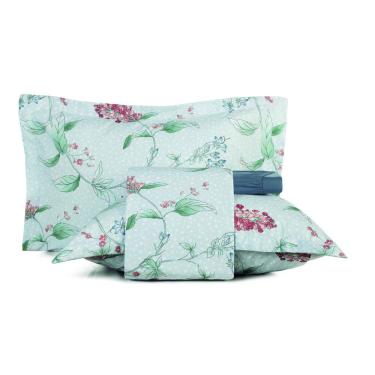 Imagem de Jogo de Cama 4 Peças Casal Altenburg Toque Acetinado Florescer