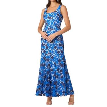 Imagem de Shoshanna Vestido feminino Midnight Olympia Lace Frances, Azul marino, 38