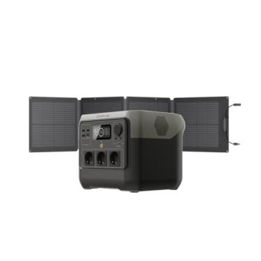 Imagem de EF ECOFLOW Gerador Solar 220V RIVER 2 Pro 768Wh com Painel Solar Portátil 110W | 3 EU Tomadas AC 800W com X-Boost até 1600W | Estação de Energia Portátil para Emergências, Camping, RV e Uso Doméstico