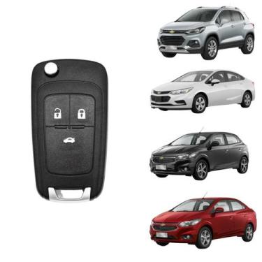 Imagem de Capa Chave Canivete Chevrolet Onix Cruze Cobalt S10 Spin Tracker Prism