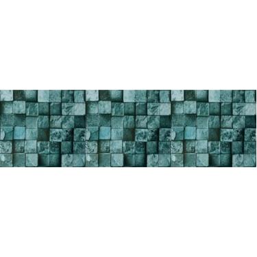 Imagem de Adesivo Piscina Borda 100cmx30cm 1und azul mamorizado - lene adesivos,