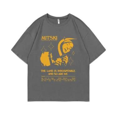 Imagem de Camiseta Oversized Feminina Vintage Mitski - Estampa de Álbum, 3, eu1