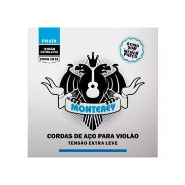 Imagem de Emva10 El - Encordoamento Monterey Violao Aco Prata Extra-leve - Solez
