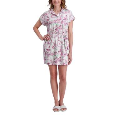 Imagem de Stella Parker Roupa feminina de verão casual para viagem, vestido de verão para resort, saída de praia, vestido de férias, Palma, G