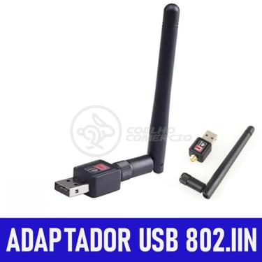 Imagem de Antena Usb 2.0 Receptor De Wifi Wireless Internet Sem Fio 1200Mbps 802.Inn Pc Notebook 37