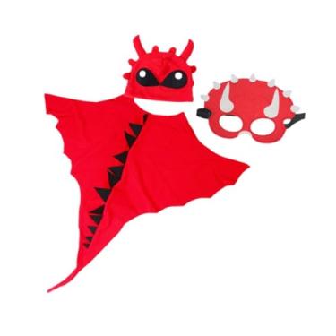 Imagem de Dynwave 3x Fantasia infantil de dinossauro, fantasia de dragão para festa de aniversário infantil